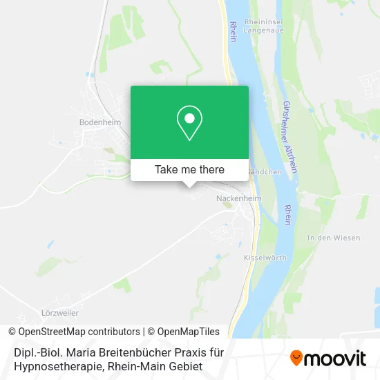 Dipl.-Biol. Maria Breitenbücher Praxis für Hypnosetherapie map