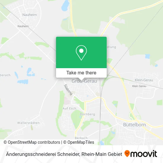 Карта Änderungsschneiderei Schneider