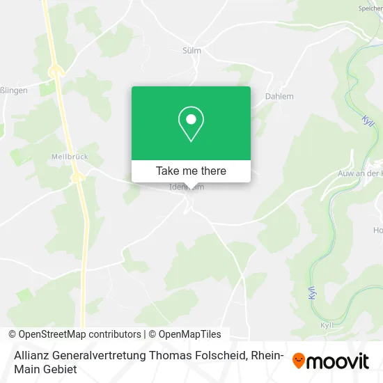 Карта Allianz Generalvertretung Thomas Folscheid