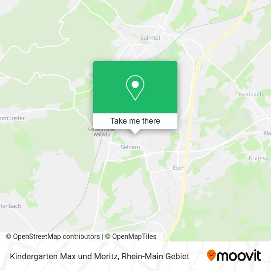 Карта Kindergarten Max und Moritz