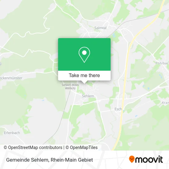 Карта Gemeinde Sehlem