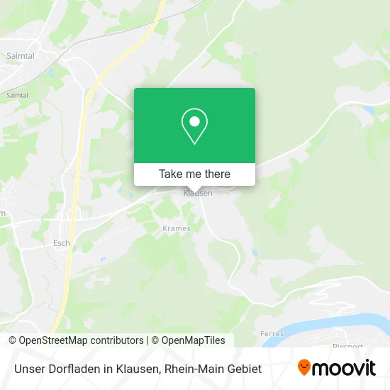 Карта Unser Dorfladen in Klausen