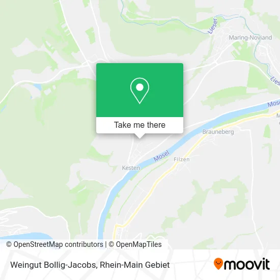 Карта Weingut Bollig-Jacobs