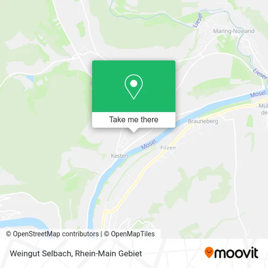 Карта Weingut Selbach