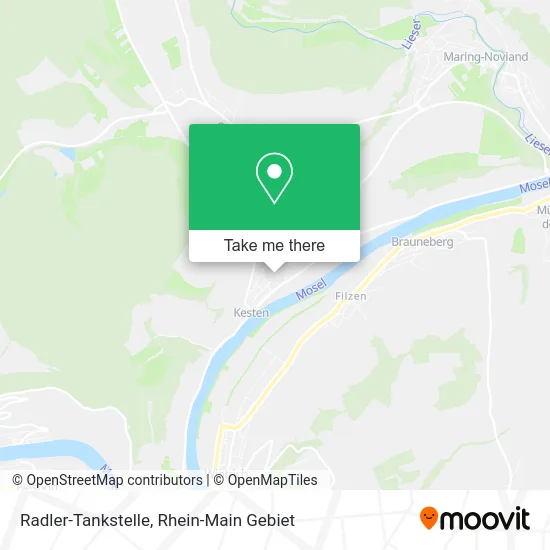 Radler-Tankstelle map