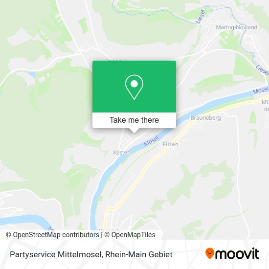 Карта Partyservice Mittelmosel