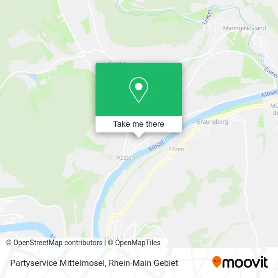 Карта Partyservice Mittelmosel