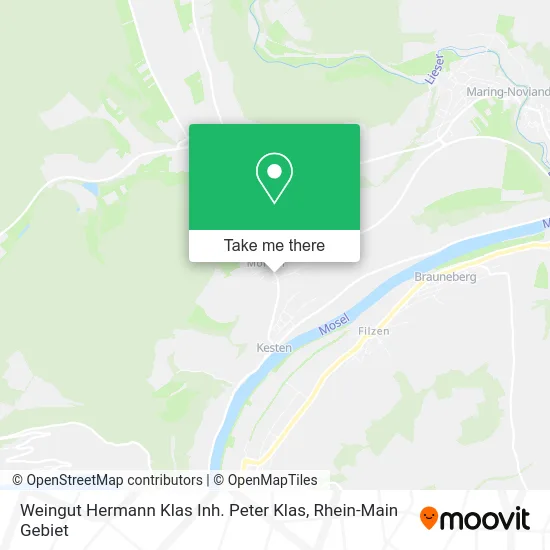 Карта Weingut Hermann Klas Inh. Peter Klas