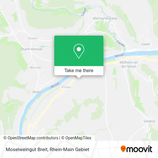 Карта Moselweingut Breit
