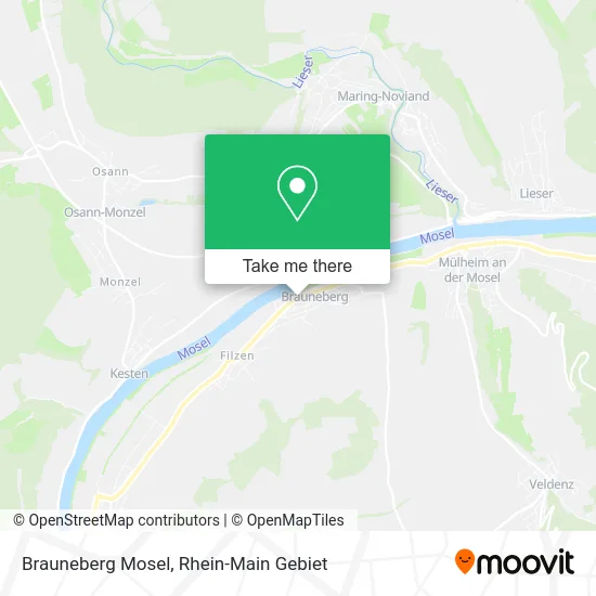 Карта Brauneberg Mosel