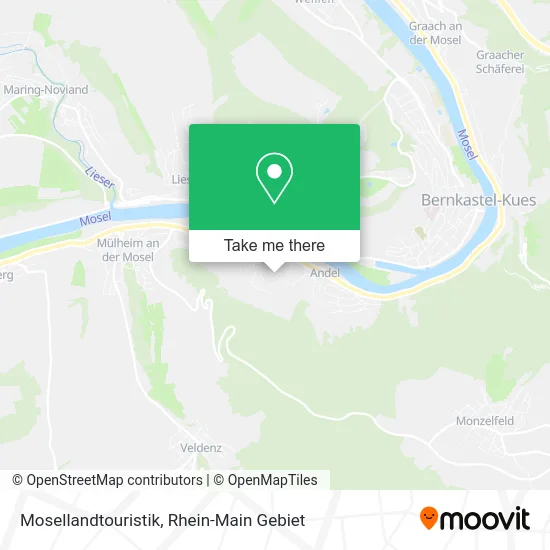 Карта Mosellandtouristik