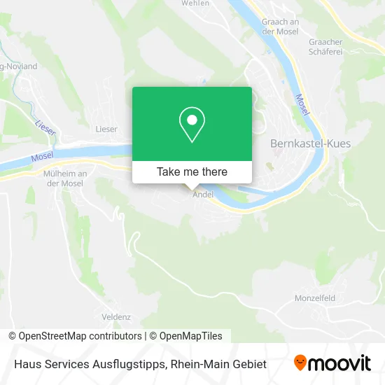 Карта Haus Services Ausflugstipps