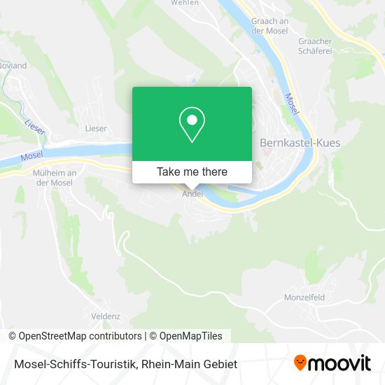 Карта Mosel-Schiffs-Touristik