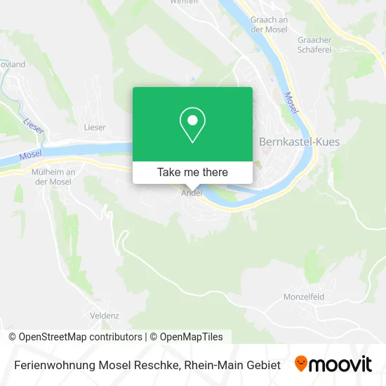 Карта Ferienwohnung Mosel Reschke