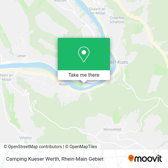 Карта Camping Kueser Werth