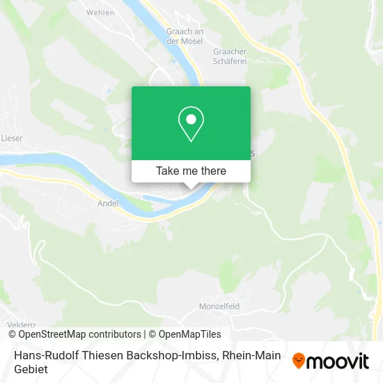 Карта Hans-Rudolf Thiesen Backshop-Imbiss
