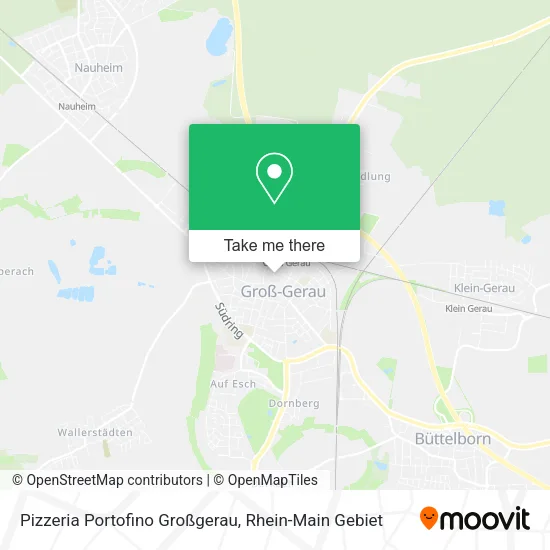 Карта Pizzeria Portofino Großgerau