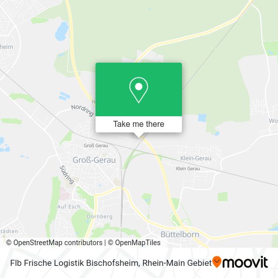 Карта Flb Frische Logistik Bischofsheim