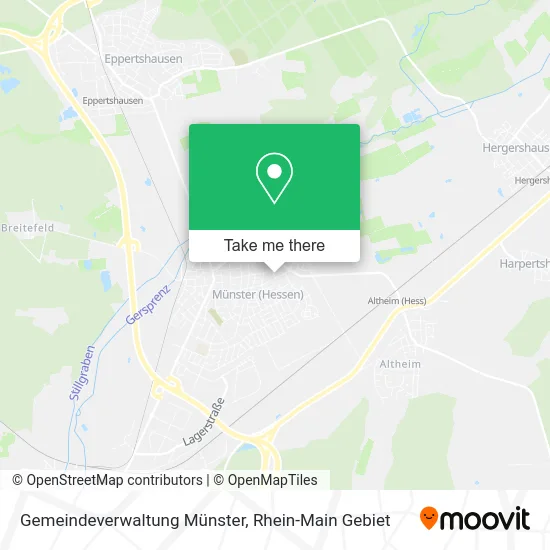 Карта Gemeindeverwaltung Münster