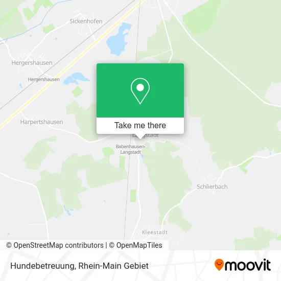 Карта Hundebetreuung