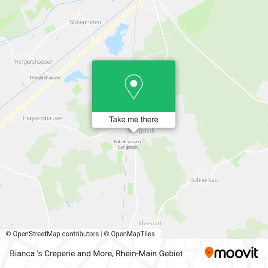 Карта Bianca 's Creperie and More