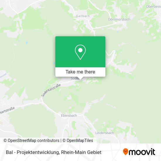 Карта Bal - Projektentwicklung
