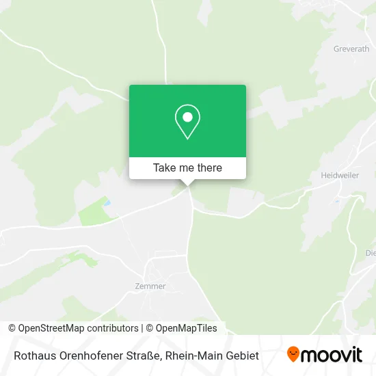 Rothaus Orenhofener Straße map