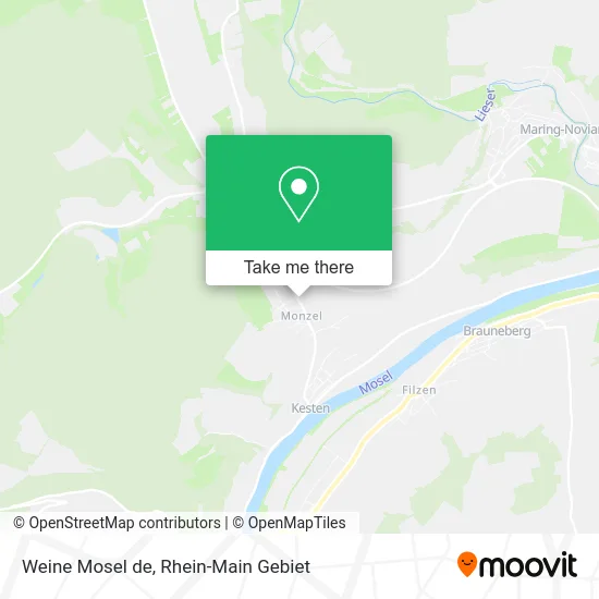 Карта Weine Mosel de