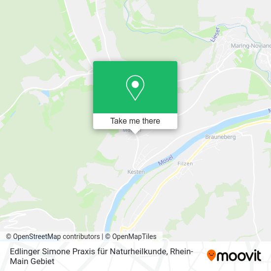 Карта Edlinger Simone Praxis für Naturheilkunde