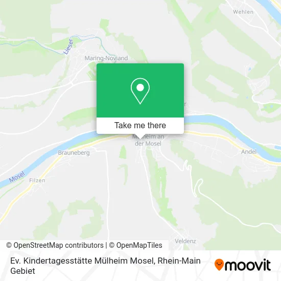 Карта Ev. Kindertagesstätte Mülheim Mosel