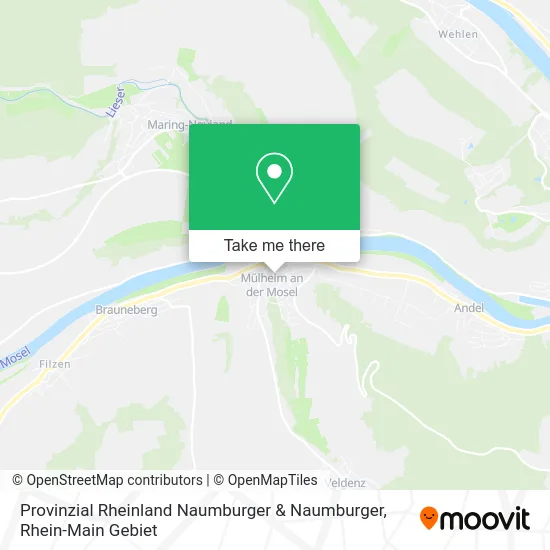 Карта Provinzial Rheinland Naumburger & Naumburger