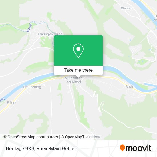 Карта Héritage B&B