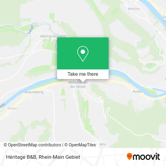 Карта Héritage B&B