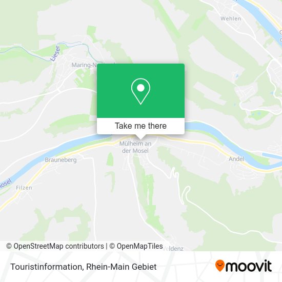 Карта Touristinformation