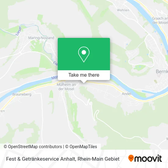 Карта Fest & Getränkeservice Anhalt