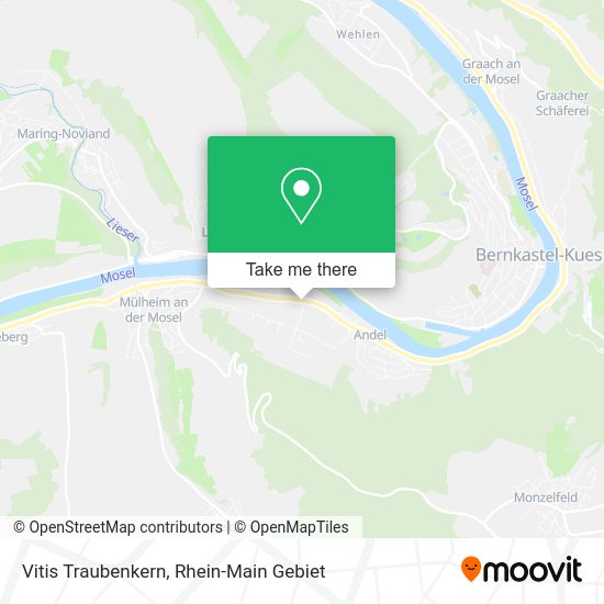 Карта Vitis Traubenkern
