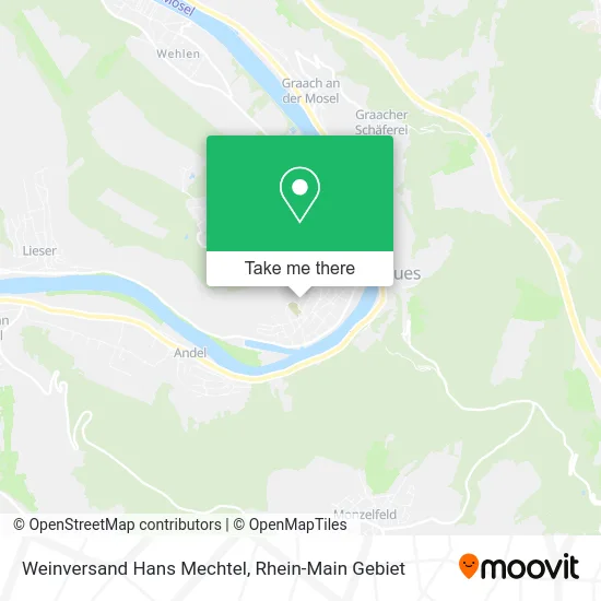 Карта Weinversand Hans Mechtel