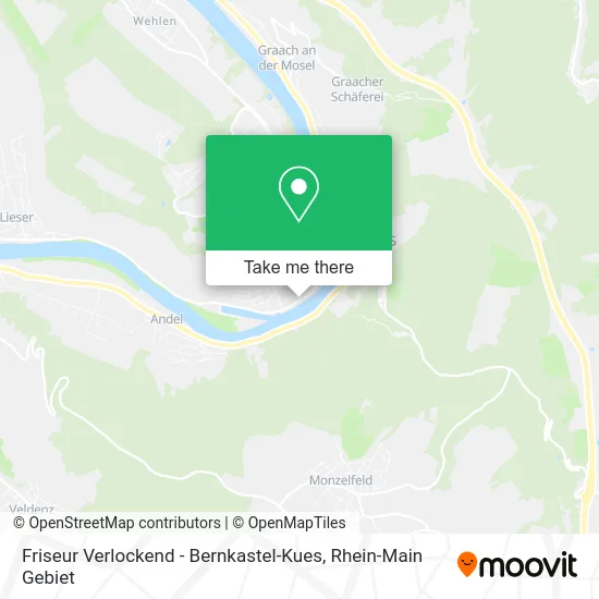 Карта Friseur Verlockend - Bernkastel-Kues