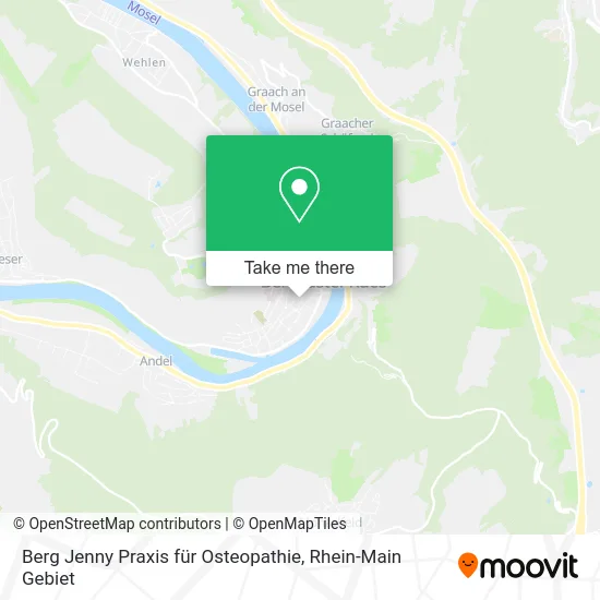 Карта Berg Jenny Praxis für Osteopathie
