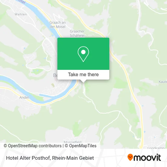 Hotel Alter Posthof map