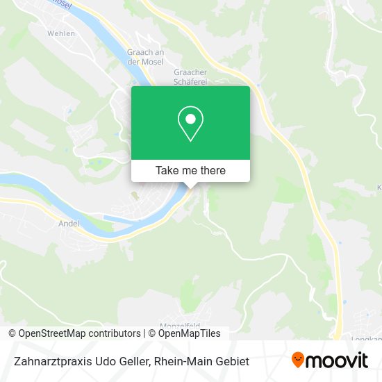 Карта Zahnarztpraxis Udo Geller