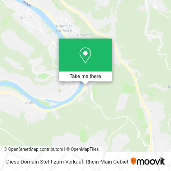 Карта Diese Domain Steht zum Verkauf