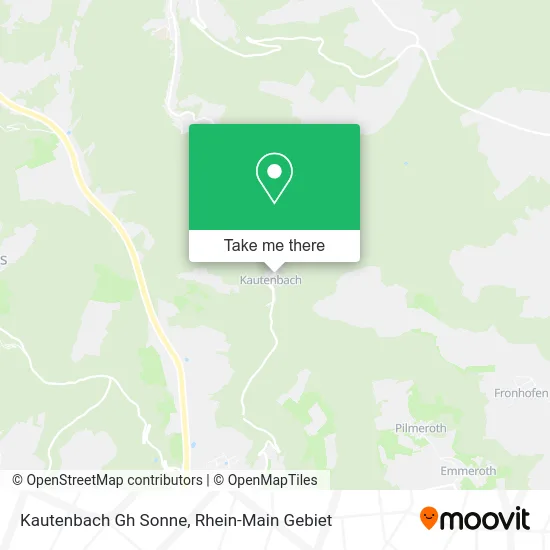 Карта Kautenbach Gh Sonne