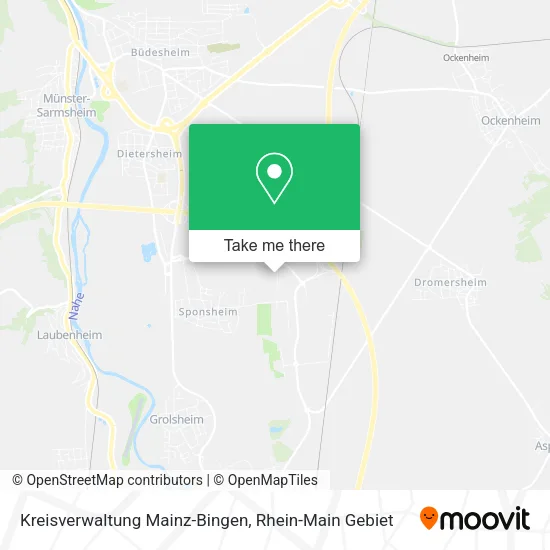 Карта Kreisverwaltung Mainz-Bingen