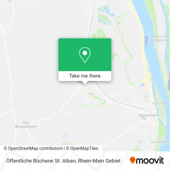 Карта Öffentliche Bücherei St. Alban