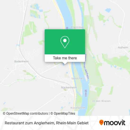 Карта Restaurant zum Anglerheim