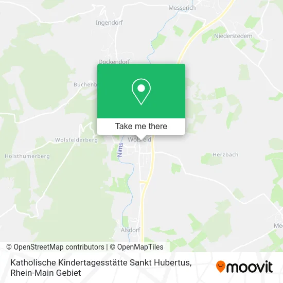 Карта Katholische Kindertagesstätte Sankt Hubertus