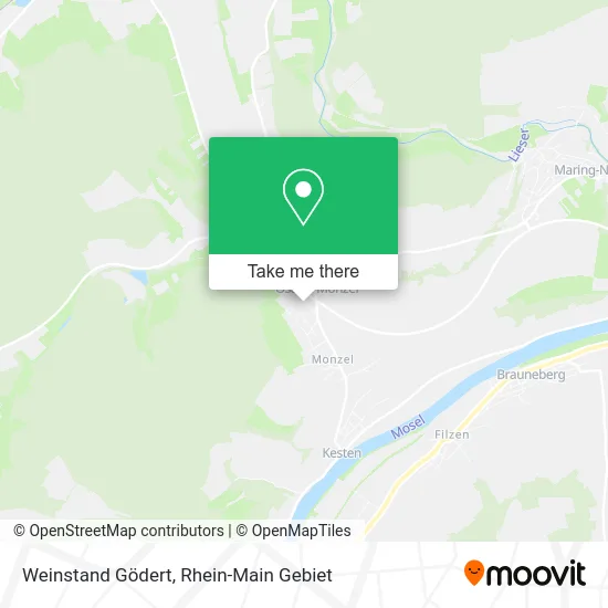 Карта Weinstand Gödert