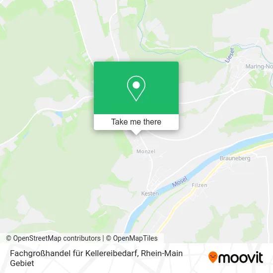 Карта Fachgroßhandel für Kellereibedarf