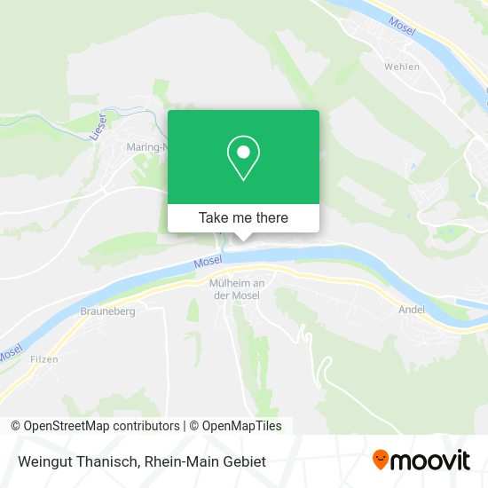 Карта Weingut Thanisch